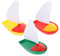COMNESTBI 1Juego Color Flotantes de Plástico Piscina y Bañera Pequeño