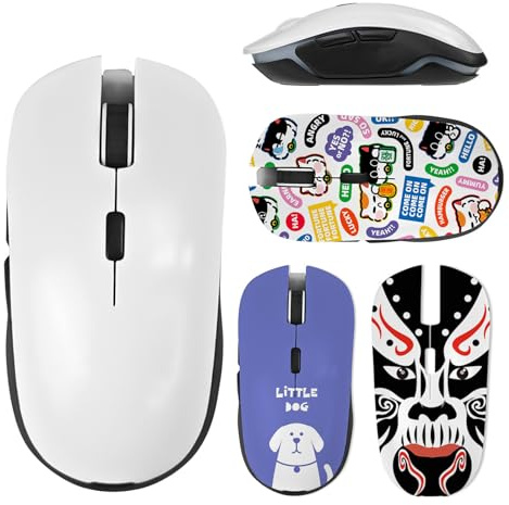 Custom Mouse With Photo Logo,Personalised Computer Mouse Wireless Wired Bluetooth Mouses For Laptop,Funny Mouses For Office Work, Gaming (Bluetooth wireless)
