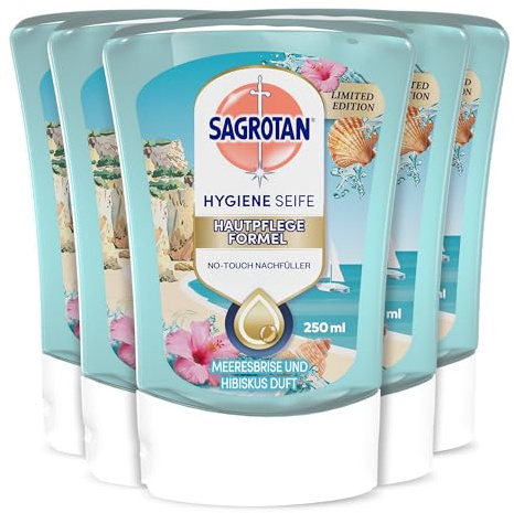 Sagrotan No-Touch Handseife Nachfüller Sardinia Dreams Limited Edition 5 x 250 ml