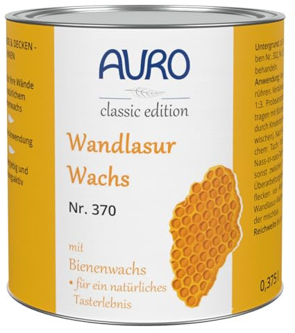 AURO Wandlasur-Wachs - Maisgelb - 0,375L