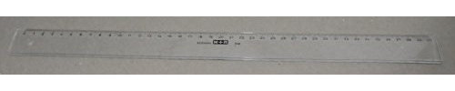 Lineal m+r 40 cm Kunststoff transparent