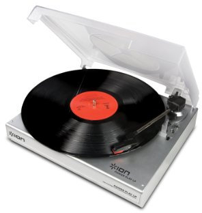 ION Audio PowerPlay LP - Tocadiscos (Windows 98SE, 2000, ME, XP, VISTA, Winows 7 Mac OS 9, Plata)