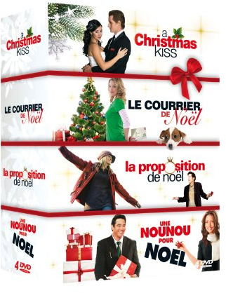 Coffret noël : a christmas kiss ; un courrier de noël ; la proposition de noël ; une nounou pour noël [FR Import]