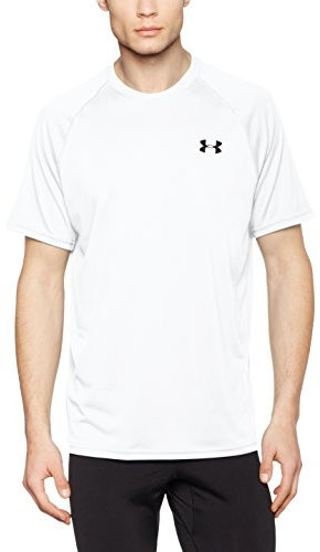 Under Armour Men's Tech Short Sleeve T-Shirt - White, Large