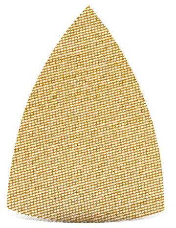 MENZER Ultranet Schleifgitter 150 x 100 mm (25 Stk.) K80 | f. Deltaschleifer, Weißes Edelkorund, Klettbefestigung