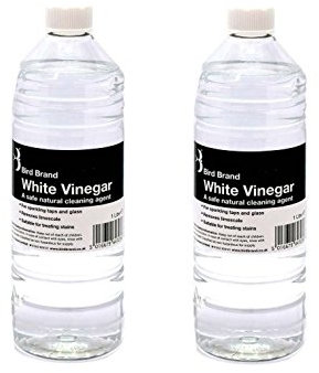 Bird Brand Lot de 2 bouteilles de vinaigre blanc naturel 1 L