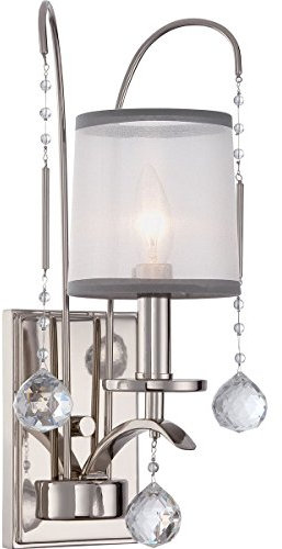 Elstead Lighting Wall Light, Imperial Silver