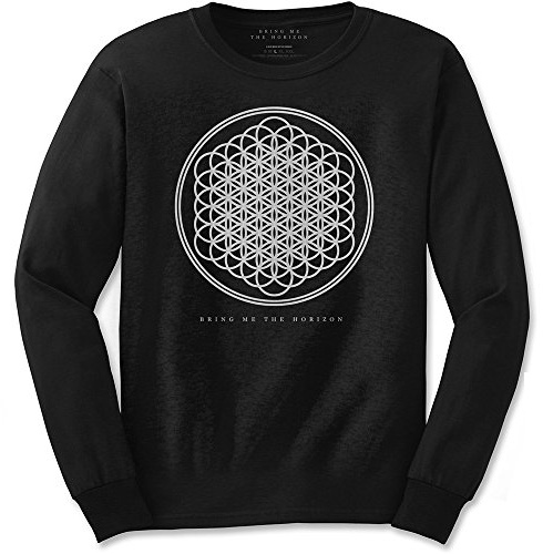 Rockoff Trade Men's Bring Me The Horizon Unisex Sempiternal Long Sleeve Black T-Shirt, Large (Size:Large)