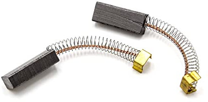 vhbw 2x balais de charbon 6x9x23 mm compatible avec Kirby G5, G6, Ssix, G7 Ultimate, G8 Diamond, G10 Sentria, Sentria F-Style, Sentria II aspirateur + ressort,