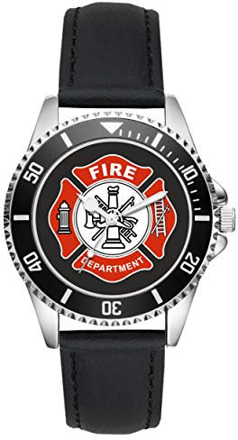 KIESENBERG Feuerwehrmann Feuerwehr Geschenk Artikel Idee Fan Uhr L-1162