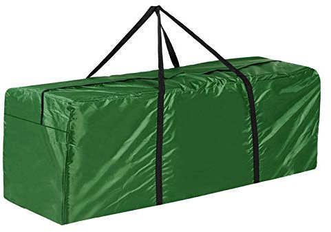 Leisuretime Aufbewahrungstasche für Kissen, Gartenmöbel, Kissentaschen, wasserdichte Tasche mit Reißverschluss, für die Terrasse, Sitzpolster, Tragetasche mit Griff für den Weihnachtsbaum