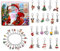 Schmuck Adventskalender 2023, Damen Schmuck Weinachtskalender DIY Armband Halskette Set für Kinder, Armbänder Schmuck für Mädchen, 24 Überraschungen Armband Weihnachten Geschenk