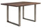 FORTE TABLES Tisch nicht ausziehbar, Holzwerkstoff, Old Wood Vintage, 140 x 74.7 x 90 cm
