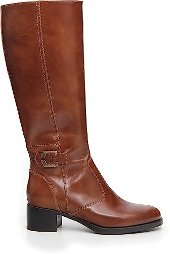 Nero Giardini I308800D Stivali Donna in Pelle - Cuoio 35 EU