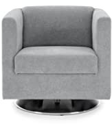 LOOKS by Wolfgang Joop Looks I Designer Sessel mit Federkern, Holzwerkstoff, grau, 72x71x75 cm