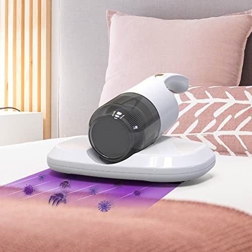 Mite Removal Machine, Wireless Mite Removal Rechargeable Household UV Vacuum Dust Cleaner, 50KPA Mite Remover Instrument for Home Mattresses Carpets Bed Sheets Sofa Cleaning