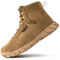 FREE SOLDIER Stivali da Uomo Ultraleggeri Stivali da Lavoro Tattici Militari 6 inch High-Tops Stivali da Neve Traspiranti Traspiranti per Camminare a Piedi (Marrone 45 EU)