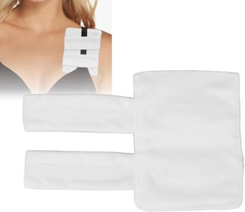 Herzschrittmacher-Kissen Weich Rutschfest BH-Träger Brustpolster nach Operationen für die Wiederherstellung von Herzoperationen (Weiß)