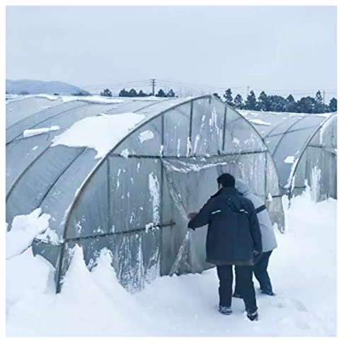 WIGING Serre Film Plastique, Hautement Translucide Polyéthylène Serre Couverture Végétale, Résistant Aux UV Film De Polyéthylène pour L'horticulture, Jardin((WxL) 5x8m)