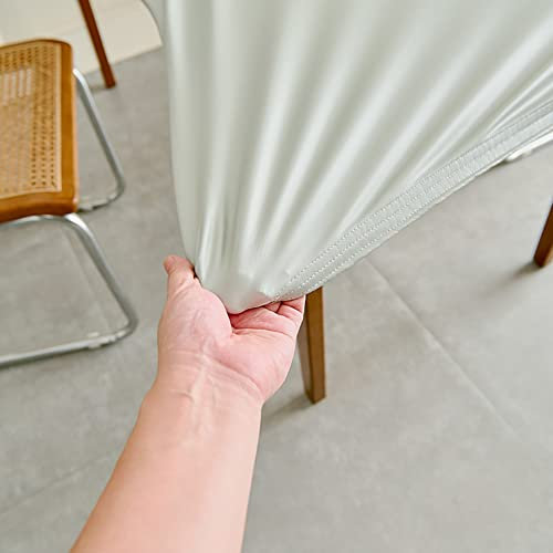 Cozomiz Mantel de Elástica Ajustada Protector de Mesa con Bordes Impermeable Cubierta de Mesa Resistente a Agua Verde 60x120cm Corte Entallado