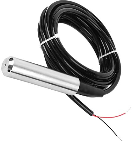 TL-136 Flüssigkeitsstandssensor, Wasserstandssensor Detektor 24VDC 4-20mA Signalausgang, 304 Rostfreier Stahl Flüssigkeitsstand Transmitter (Reichweite 0-1 Meter)