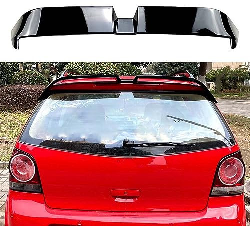 Auto-Dachspoiler für VW Polo 4 MK4 9N 9N3 2003-2008 Schrägheck Heckspoiler Dachflügel Heckflügel Auto-Modifikationszubehör