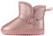 Apawwa Stivaletti Bambina Invernali Stivali Da Neve Da Ragazza Stivali Morbidi E Caldi Da Ragazza Stivali Di Pelliccia Da Ragazza C968 Color Pink Size 31