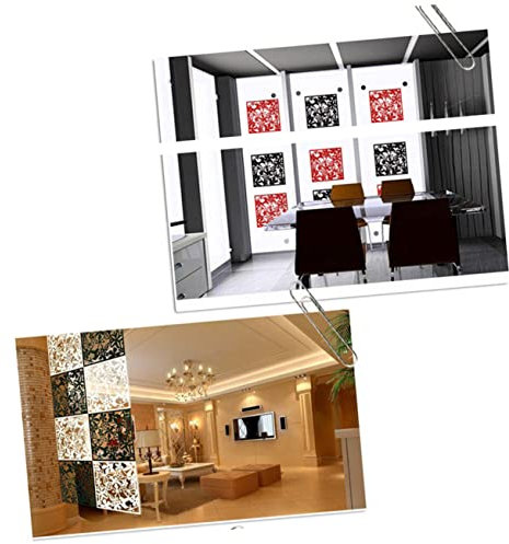 Warmhm 12St schmücken Waschmaschinen- und Trocknerabdeckungen Babyparty-Fingerabdruckbaum Sitzerhöhung hängende Trennwand Raumteilerplatten Mode Bildschirm Tafel Abschneiden Weiß