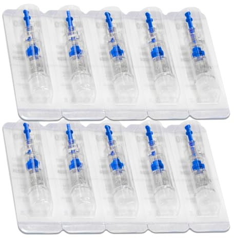 P-Beauty Microneedling 10x Nadelpatronen für F8S Derma Pen | für Anti-Aging, Narbenentfernung & Hautverjüngung | Kompatibel mit F8S Gerät - Verstellbar 0,25mm-3mm | (10x 11er Pins)