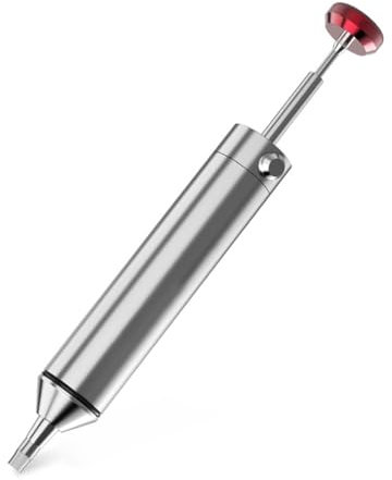 Hsthe Sea Ganzmetall-Vakuum-Lötabsaug-Entlötpumpe, hohe Saugleistung, hohe Temperaturbeständigkeit, perfektes Entlötwerkzeug für die Lötentfernung