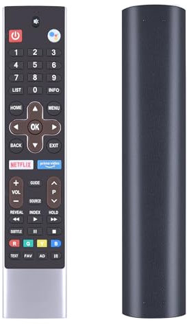 GOUYESHO Sprachfernbedienung für METZ MUB7001 MUB7011 MTB7000 DS9A63A S9A63A 43MUB7001 TV