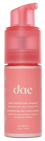 DAE Fairy Duster Dry Shampoo Powder - Non-Aerosol Natural Ingredients, Absorbs Oil & Refreshes Roots