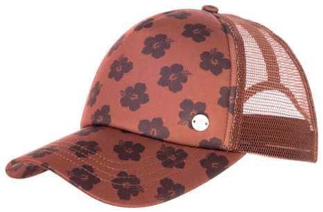 Roxy Femme Beautiful Morning Casquette Newsie, Chocolate Plum POLKABISCUS, Taille Unique EU