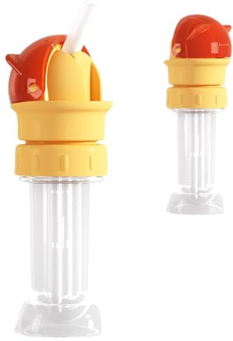 Silikon-Wasserflaschenadapter Mit Strohhalm,2 Stück Trinkflasche Mit Strohhalm Kinder, Auslaufsicherer Wasserflaschen-Strohhalm-Deckel,Deckel Für Mineralwasserflaschen Für Kleinkinder Und Kinder