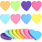 Farbige Haftnotizen, 240 Blatt Sticky Notes Herzform Selbstklebende Klebezettel Seitenmarker zum Beschriften Bunt Haftnotizzettel für Zuhause Schule Büro (8 Farben)