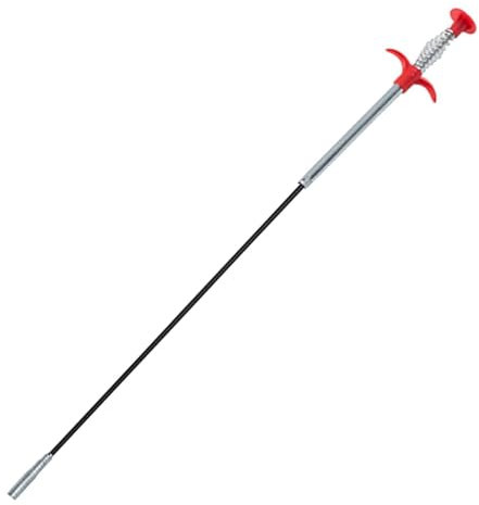 Pinzas sanitarias, recogedor de fregadero, dispositivo de limpieza del cabello con 4 garras, eliminador de obstrucciones de inodoro, herramienta para agarrar el inodoro, colector de basura, lavabo en