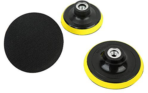 Akozon Winkelschleifer Zubehör Auto Polierscheibe 150 Klebescheibe Innenloch M14 (3)