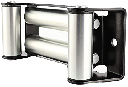 Acouto Guide-Câble à Rouleau de Treuil d'une capacité de 8 000 à 17 500 LB, Réduit la Friction, Protège L'accessoire de Guidage de Câble, en Métal, Facile à Installer, Compatible