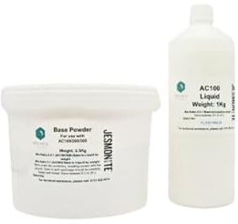 Jesmonite AC100 Eco-Resin Kit - Safe, Non-Toxic, Fire-Resistant Resin for Homeware, Sculptures & Decorative Casting – Lightweight, Impact-Resistant, Easy to Use (3.5 Kg)