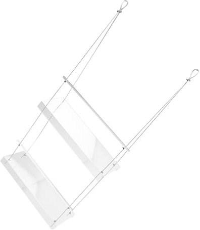 NULYLU Acryl Hängeregal Für Pflanzen Pflanzenregal Fürs Fenster Hängeregal Für Blumentöpfe Werkzeug Zum Aufhängen Von Pflanzen Langlebig Und Sicher Für Balkon