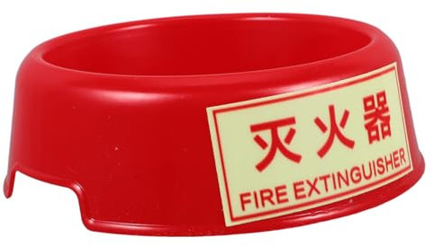 Feuerlöscher Bodenhalterung Rot aus Kunststoff, für 1kg Geräte