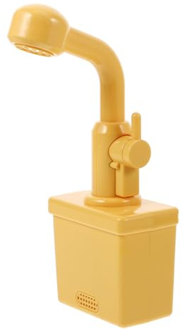 Garneck Wasserhahn Kinderküche : Elektrisches Spülspielzeug für Kinderwaschbecken – Waschbecken Kinder Ersatzteile mit Automatischem Wasserkreislauf – Gelb