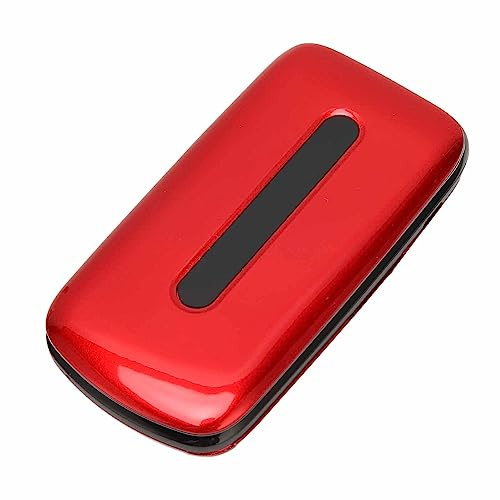 VELATEMOR 2G Flip Telefono, 1,77 Pollici per il Display a Colori Telefono Cellulare, Telefono a Doppia SIM SIM con SOS, Batteria da 1200 MAh (Spina europea)