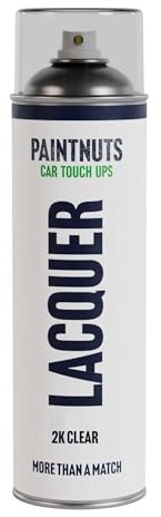 Paintnuts 2K Clear Lacquer Aerosol Spray With Additional Hardener and Adjustble Nozzle 400ml Single