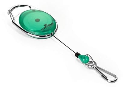 Durable Schlaufenclip Jojo Style (mit Federhaken) 1 Stück, grün, 832705