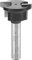 ENT 16270 Schubladen Verleimfräser HW, Schaft (S) 8 mm, Durchmesser (D1) 25,4 mm, NL1 12,7 mm, D2 19 mm, NL2 3,97 mm, SL 32 mm