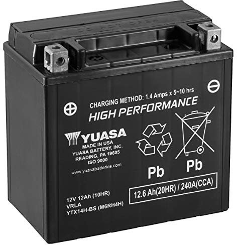 Yuasa YTX14H-BS High Performance MF Motocicletta Batteria