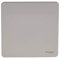 Schneider Electric Ultimate Screwless Flat Plate - Single Blanking Plate, GU8410PN, Pearl Nickel