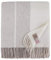 Linen & Cotton Flauschige Warme Decke Wolldecke Merino Anna- 100% Weicher Merinowolle, Beige/Natur/Milch Weiß/Weiss (140x 200cm) Sofadecke Tagesdecke Überwurf Plaid Blanket