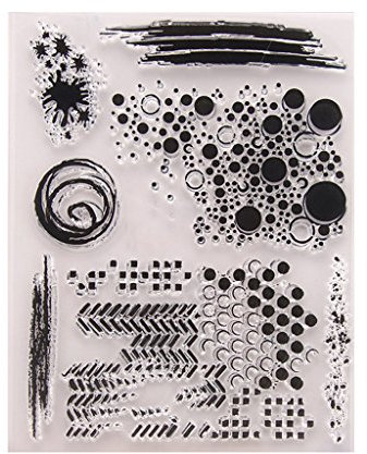 Ranuw Transparent Stempel, DIY Handwerk Silikon Clear Stamps Für Album Foto Sammelalbum Präge Scrapbooking